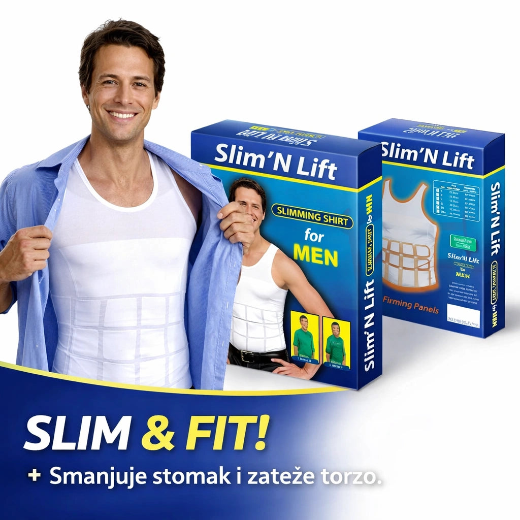 Slim n Lift - Muški SUPER steznik/majica za mršavljenje