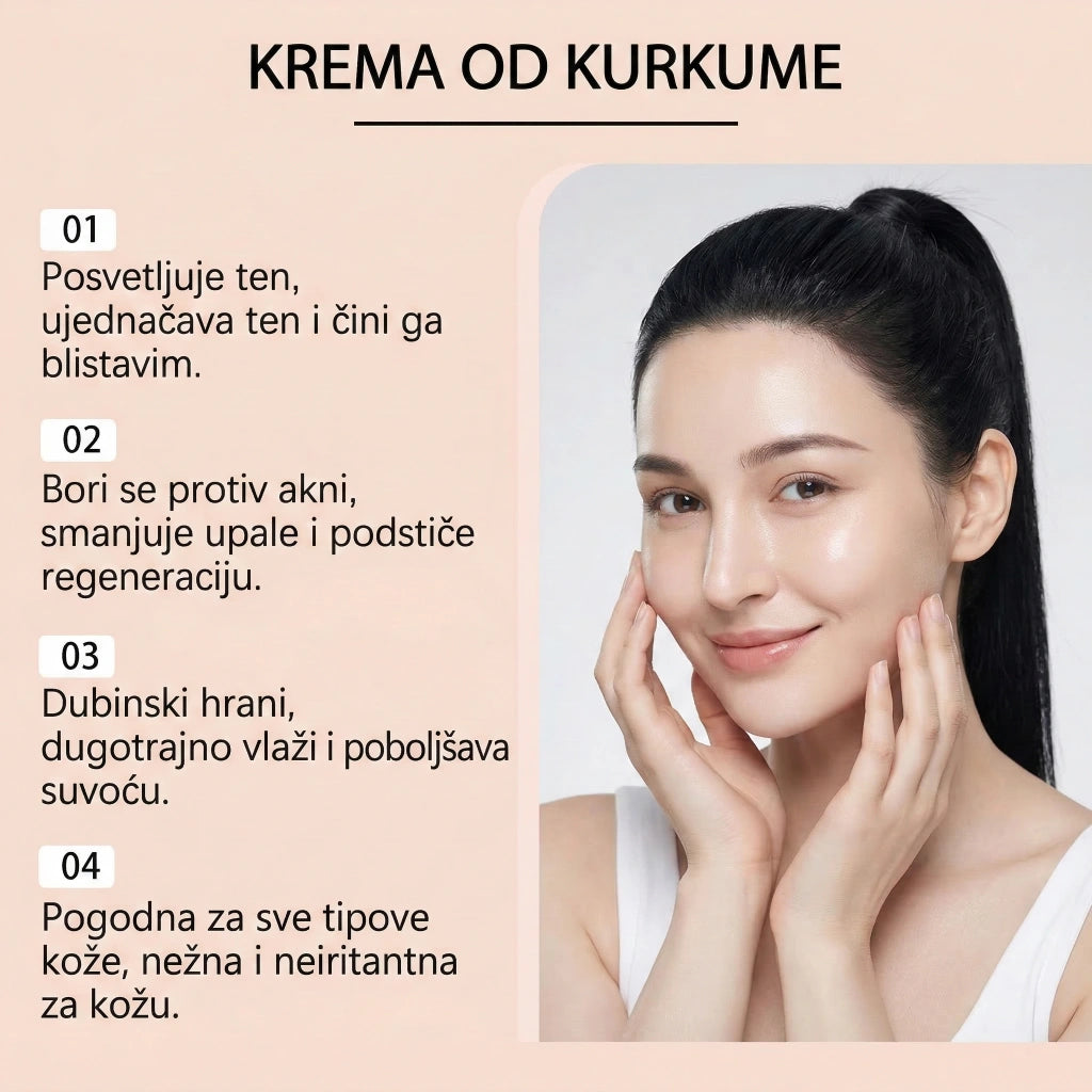Krema protiv fleka od kurkume